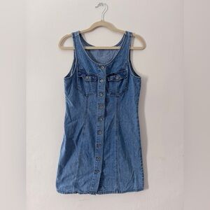 Vintage Old Navy Light Wash Denim Mini Dress